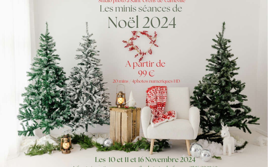 Les minis séances photo de Noël 2024